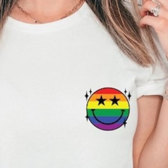 Pride Groovy 2 Sided Shirt, Pride LGBT T-Shirt, Pride Shirts, Pride Month Shirt - Picture 2 of 4